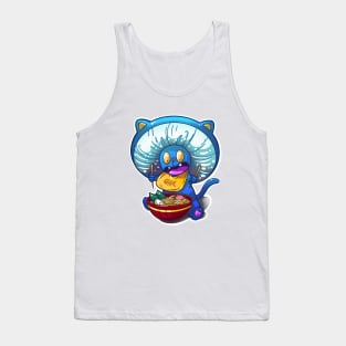 Cat mushroom Tank Top